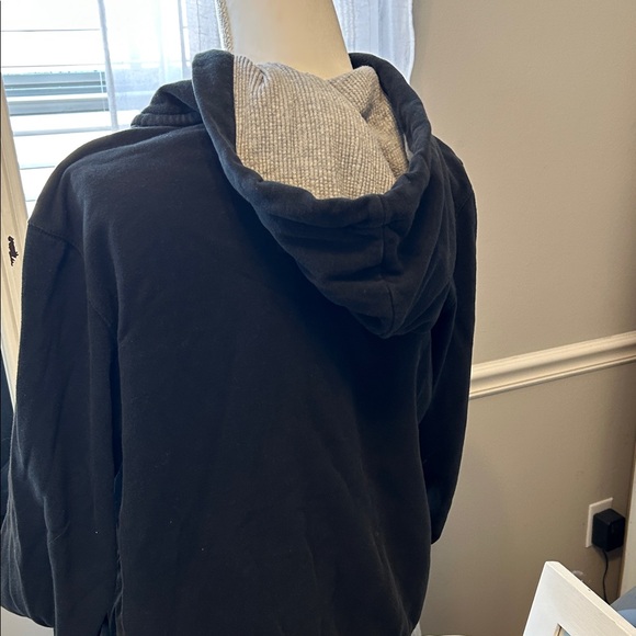 Aeropostale Charcoal Hoodie with Cream Logo - Picture 7 of 7